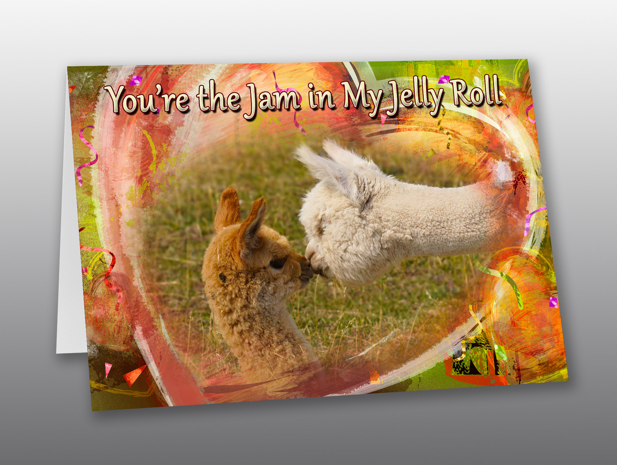 Baby Alpacas Valentine Card - Moment of Perception Photography