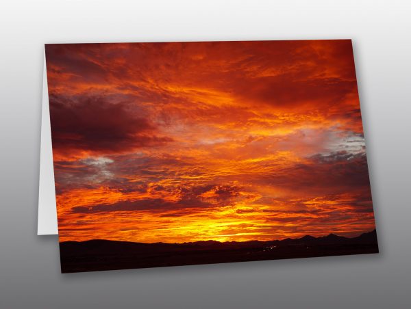 fiery Arizona sunset - Moment of Perception Photography