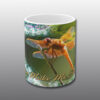 Smiling Dragonfly Valentine mug - Moment of Perception Photography