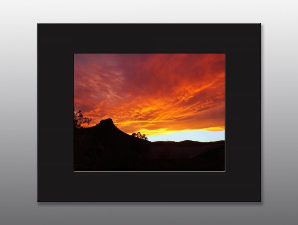 sunset over Thumb Butte - Moment of Perception Photography