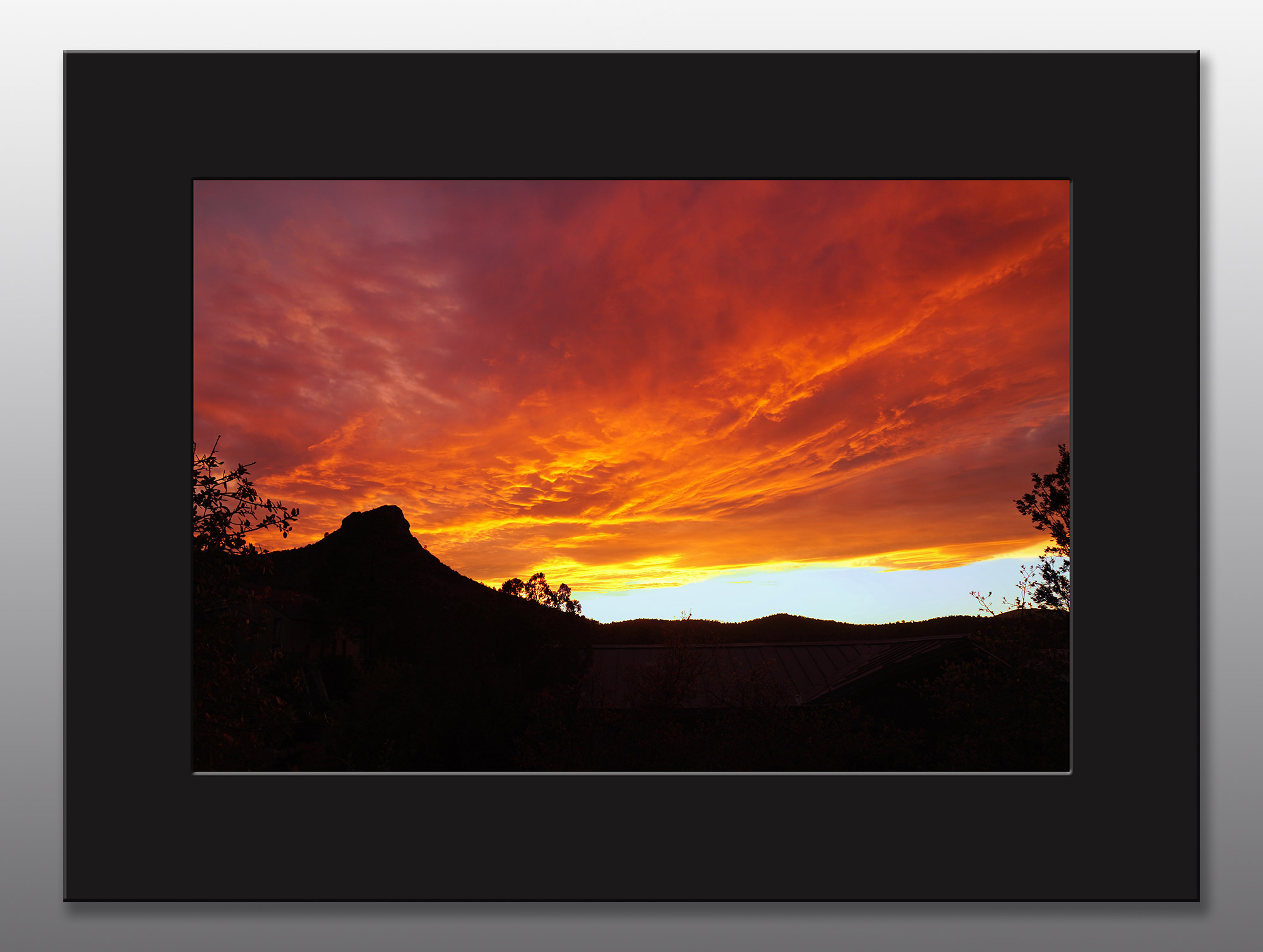 sunset over Thumb Butte - Moment of Perception Photography