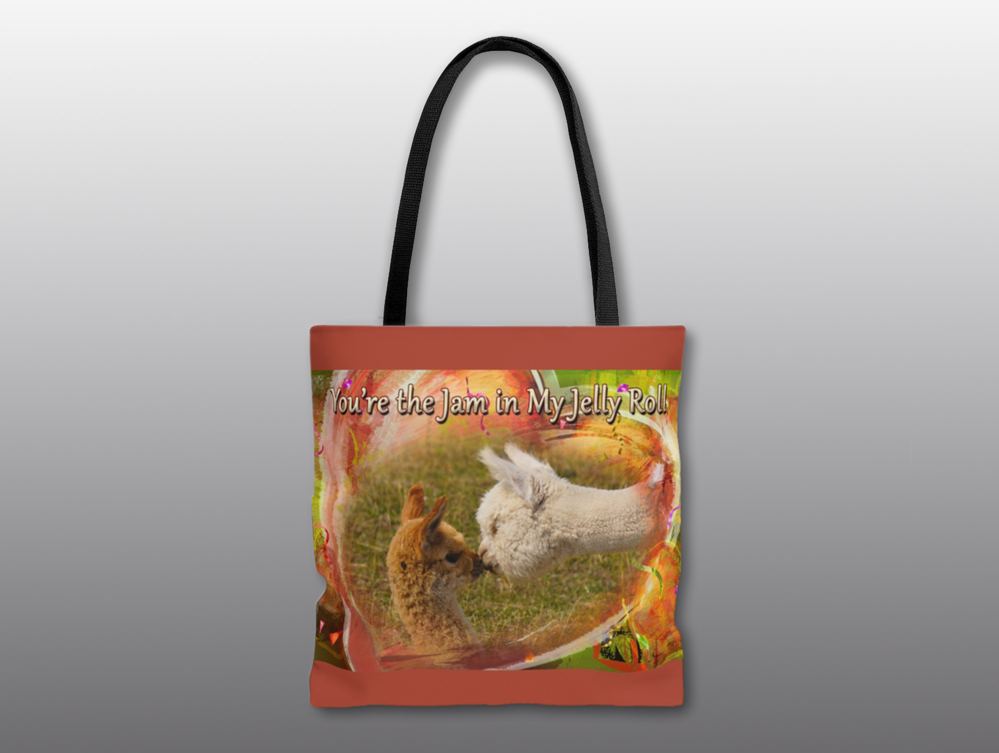 Baby Alpacas Valentine Tote - Moment of Perception Photography