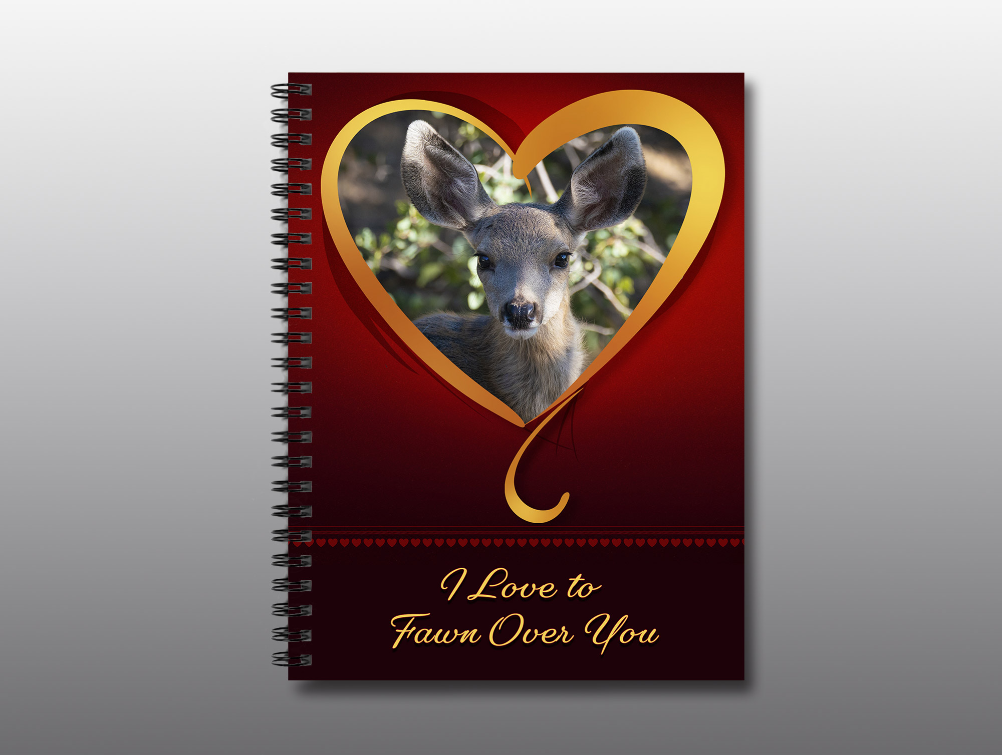 fawn valentine notebook - Moment of Perception Photography