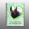 Llama Valentine Notebook - Moment of Perception Photography
