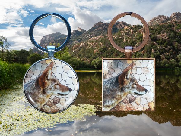 coyote key chain - Moment of Perception Photography
