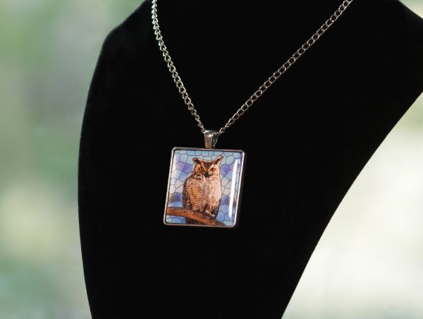great horned owl pendant - Moment of Perception Photography