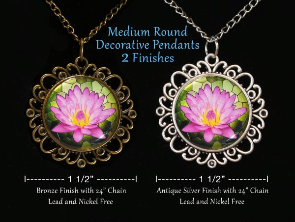 Water Lily pendant - Moment of Perception Photography