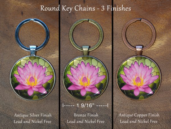 Water Lily key chain - Moment of Perception Photography