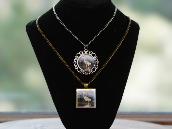 Great Blue Heron jewelry - Moment of Perception Photography