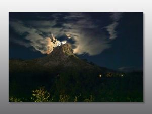 Thumb Butte Moon and Comet - Moment of Perception Photography
