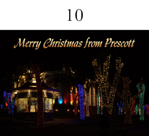 Christmas Courthouse Square 1 5x7