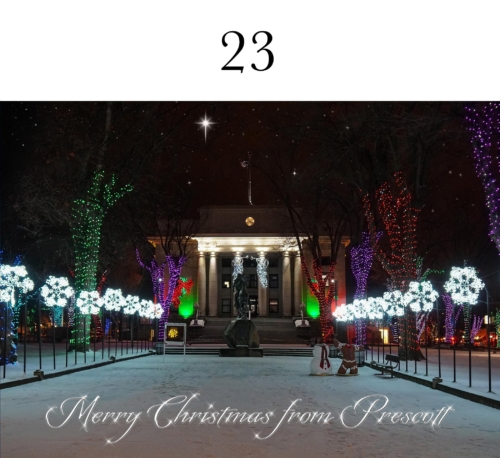 Courthouse with Snow 1