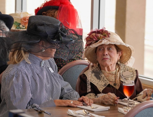 Dressing Up and Having Fun During Ladies Day at the Track